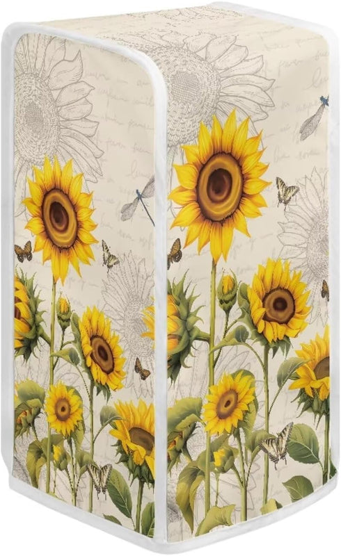Sunflower Electric Can Opener Covers Kitchen Appliance Cover Beige Can Opener Dust Cover Home Kitchen Decorative Electric Can Opener Dust Cover by ZUXONGSY