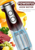 MegaWise Pro 5 in 1 Immersion Hand Blender, 1000W, 12 Speed, Titanium Blades, Includes 500ml Chopper, 600ml Beaker,