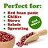 4 Food to Live - Adzuki Beans, Pounds Whole Dried Azuki Beans (Red Mung Beans), Raw, Vegan, Kosher, Sproutable, Bulk.
