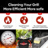 XUDAKAIXIN Grill Brush Bristle Free,(Only Replaceable Cleaning Head No Grill Brush)-Yellow