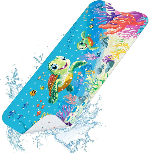 SHUCHING Baby Bath Mat for Tub Non Slip-40 X 16 Inch, Bathtub