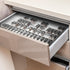 Mulush Acrylic Spice Rack Tray - Spice Drawer Organizer for Kitchen Cabinets Storage and Organization (Jars Not