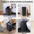 2.65Gallon/10 75 Kitchens(2 Pack) Liter Push-StyleTrash Can with Trash Bags. Combines pet-Proof, Odor-Proof, and Quiet