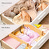 Utoplike 4 pcs Bamboo Kitchen Drawer Dividers, Adjustable Organizers for Kitchen and Bathroom