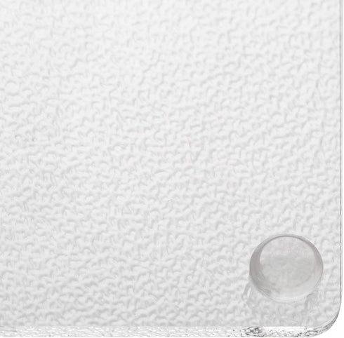 Thirteen Chefs Small Acrylic Cutting Board, 10x6 Inch with Rubber Feet, Clear - Dishwasher Safe