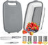 Gintan 9-in-1 Collapsible Camping Cutting Board with Colander, Gifts for Campers, Gray