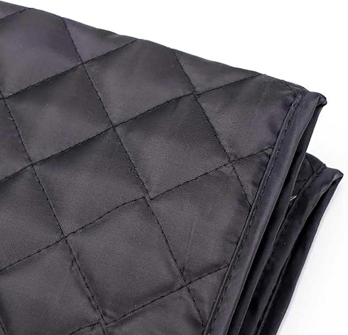 AOZBZ Coffee Maker Cover - Waterproof Cotton Cloth Coffee Maker Dust Cover Washable Foldable Kitchen Appliance Covers with 2 Storage Bags (Black)