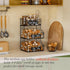 Countertop 3 Countertop/Wall-Mounted, keomaisyto Egg Holder with Nameplate to Separate Eggs, Tier Stackable Wire