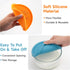 2 Packs 1-Quart Silicone Replacement Bowl Lids for Ultimate Glass Yogurt Containers, Reusable Yogurt Bowl Covers