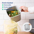 BLUE GINKGO Kitchen Compost Bin - Easy Clean Food Waste Bin for Kitchen | Countertop Compost Pail Bucket | Made in