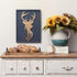 12 16 Inches NIKKY HOME Cabin Wall Decor, Decorative Deer Wood Framed Forest Mountain Woodland Wildlife Lodge Elk