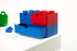 LEGO Stackable Desk Drawer BLUE - Plastic Storage Box for LEGO, Toys, Office Supplies, and Home Decoration