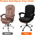 SUNJOYCO Computer Office Chair Covers Set, Water Resistant Stretchable Slipcovers with Armrest Covers