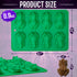 2 Pack Webake Chocolate Frog Candy Mold Silicone Molds For Passover Frog Jello, Keto Fat Bombs, Crayons, Gelatin, Cake