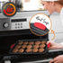 Baking Pan, Carbon Steel Non Stick Oven Baking Sheet with Silicone Handle, Deepened Design, Dishwasher Safe