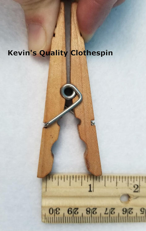 Kevin's Quality Clothespins, Natural Maple, Sold in Sets of 10