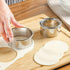 HULISEN Stainless Steel Round Cookie Cutter Set - 11 Circle Donut Doughnut Cutters for Baking