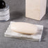 2PCS Koville Italian Natural Marble Soap Dish for Shower, Multi-Color Stone Soap Tray for Bathroom, Bar Soap Holder