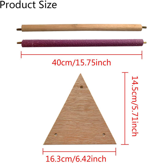 Vehomy Chicken Perch - Wooden Chicken Swing for Hens & Large Birds
