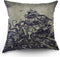 Kraken Pillow Cover Vintage Sail Boat Ocean Waves Octopus Throw Pillow Case - 18 x 18 Inch Home Textile Cotton Linen