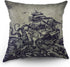 Kraken Pillow Cover Vintage Sail Boat Ocean Waves Octopus Throw Pillow Case - 18 x 18 Inch Home Textile Cotton Linen