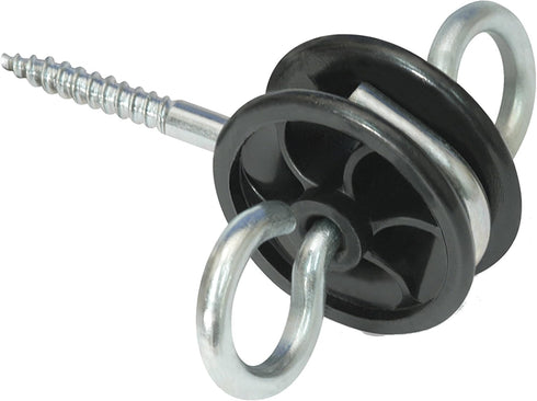 Zareba AWPA-Z Wood Post Gate Handle Anchor - 5 Pack, Black