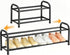 ENJOYBASICS Expandable Shoe Rack, 2 Tier Adjustable Shoe Organizer Shelf for Closet,