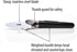 Farberware Professional Stainless Steel Pizza Cutter - 9.37-Inch, Black