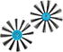 1624772 Edge Brushes Replacement for Bissell SpinWave Wet & Dry Robotic Vacuum, 2 Pack