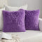 MIULEE 18 x 18 Inch Pack of 2 Luxury Faux Fur Throw Pillow Cover, Plush Cushion Cover Shell for Sofa, Bedroom, Car,