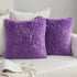 MIULEE 18 x 18 Inch Pack of 2 Luxury Faux Fur Throw Pillow Cover, Plush Cushion Cover Shell for Sofa, Bedroom, Car,