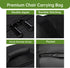 QYILUARE Chair-43 9.8" 29.5" Heavy Duty Folding Chair Storage Bag | Upgrade Large Water-Resistant Carry Bag