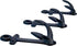 Nautical Cast Iron Ship Anchor Wall Hooks, Wowser, Set of 3 (Blue)