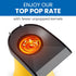 Elite Gourmet Fast Hot Air Popcorn Popper, 1300W Electric Maker with Measuring Cup & Butter Tray