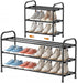 INSMART 3-Tier Expandable Shoe Rack, Stackable and Adjustable Shoes Organizer Storage Shelf,