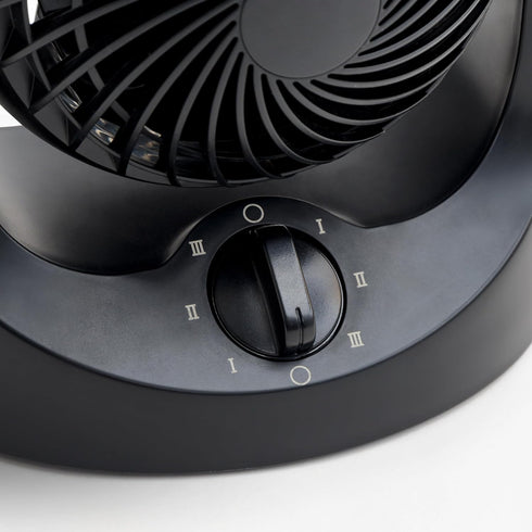 IRIS USA WOOZOO Fan, Small Desk Fan with 3 Speeds, 32ft Air Distance, 7 Inch Mini Fan, 112° Adjustable Tilt, Black