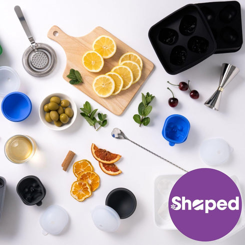 ShapedIceMolds 3D Large Skull Ice Cube Mold Tray with Lid for Whiskey Drinkers, Home Bar Enthusiasts