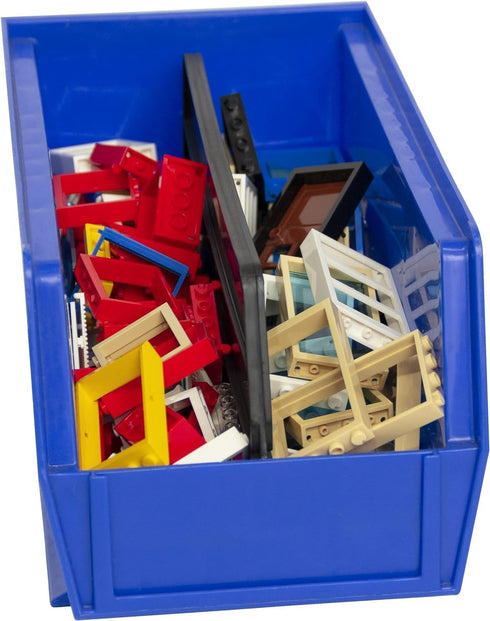 30230 10.5 5.5 5"H, 12-Pack Akro-Mils AkroBins Plastic Storage Bins, Space-Saving Stackable Bins for Garage, Pantry