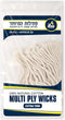 Ner Mitzvah Natural Smokeless Cotton Wicks – Replacement Wicks for Oil Cup Candle – 50 Count (Approx.) 39 Ply Thin