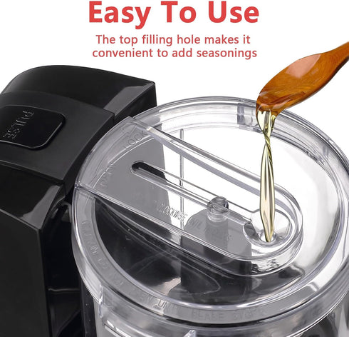 Processor,1.5 Liebe&Lecker Mini Food Cup Mini Chopper for Cutting Vegetable, Garlic,Onion and Meat