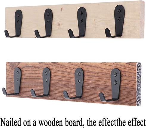 Wall Hooks 8 Pcs, Heavy Duty Stainless Steel Coat Hooks for Garage, Bathroom, Kitchen, Dining Room, Indoor and Outdoor