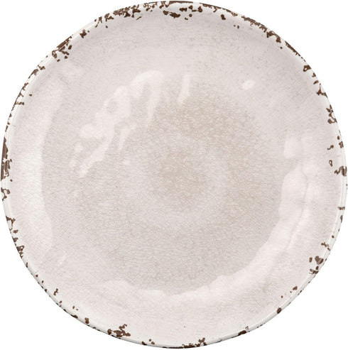 Supreme Housewares 4-Piece 6 Inch Melamine Dessert Plates, Small Serving Plates for Appetizer, Snack, Fruit, Side