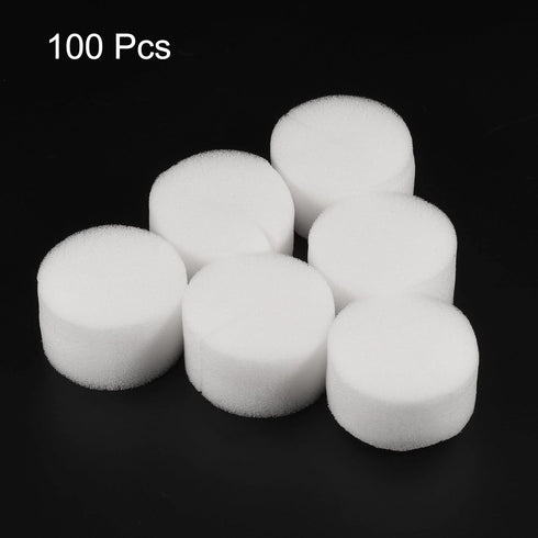 100pcs 1.97" MECCANIXITY Hydroponic Sponges, Growing Media Cylindrical Sponges for Home Vegetable Flower Planting