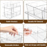 Pull-out Home Organizers, 2 Tier Clear Bathroom Organizer with Dividers, Multipurpose Vanity Counter Tray