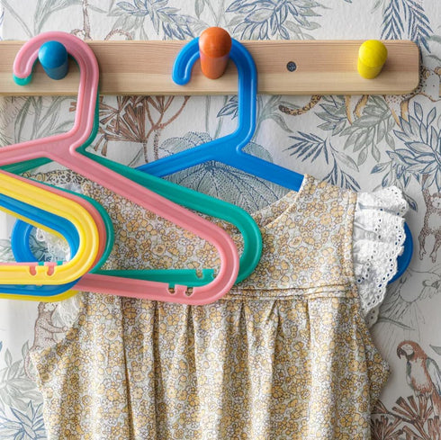Ikea BAGIS Children's Coat-Hanger, Assorted Colors (24 Pack)