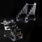 WANLIAN Knife Rack, 6 Tier Acrylic Countertop Knife Display Rack for Knife Storage and Display (Transparent)