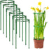 12Packs Plant Support Stakes Half Round Plant Stakes for Indoor Plants, Stackable
