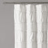 Lush Decor White Nova Ruffle Shower Curtain - 72" x 72"