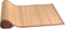 BambooMN Natural Slat Bamboo Table Runner with Fabric Border, Home Decor -