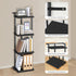 4-Tier BKBK11401 MAHANCRIS Bookshelf, Bookcase, Vertical Tall Narrow Book Shelf for Small Space, Open Storage Display